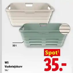 Lidl W5 Vasketøjskurv tilbud