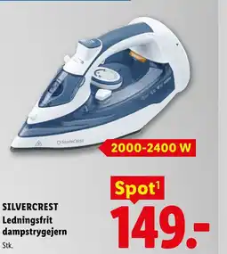 Lidl SILVERCREST Ledningsfrit dampstrygejern tilbud
