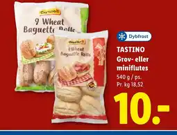 Lidl TASTINO Grov- eller miniflutes tilbud