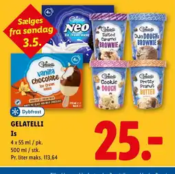 Lidl GELATELLI Is tilbud