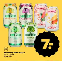 Netto Somersby eller maaza tilbud