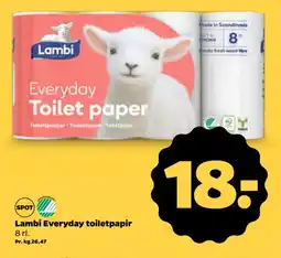 Netto LAMBI Everyday toiletpapir tilbud