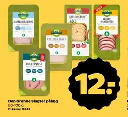 Netto DEN GRØNNE Slagter pålæg tilbud