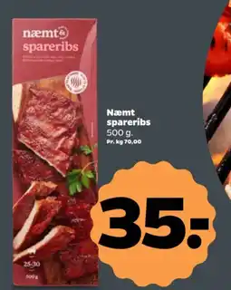 Netto NÆMT Spareribs tilbud