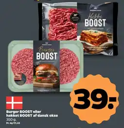 Netto Burger boost eller hakket boost af dansk okse tilbud