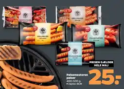 Netto Pølsemesteren pølser tilbud