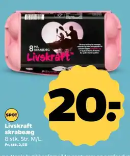 Netto LIVSKRAFT Skrabeæg tilbud
