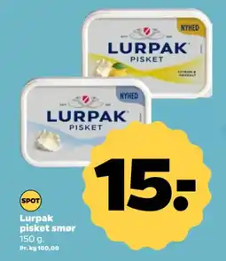Netto LURPAK Pisket smør tilbud