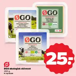 Netto ØGO Økologisk skiveost tilbud