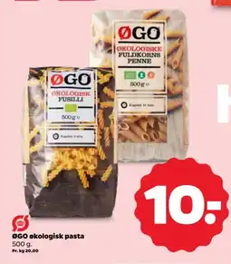 Netto ØGO Økologisk pasta tilbud