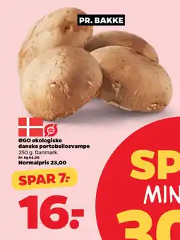Netto ØGO Økologiske danske portobellosvampe tilbud