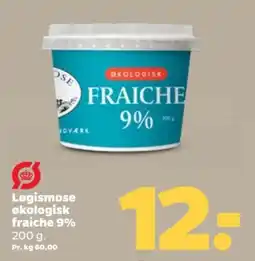 Netto LØGISMOSE Økologisk fraiche 9% tilbud