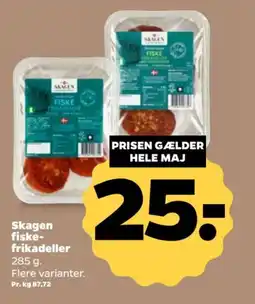 Netto SKAGEN Fiske- frikadeller tilbud
