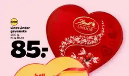 Netto LINDT Lindor gaveæske tilbud