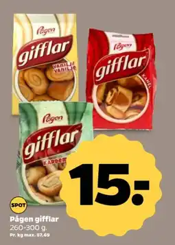 Netto PÅGEN Gifflar tilbud
