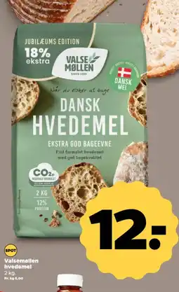 Netto VALSEMØLLEN Hvedemel tilbud