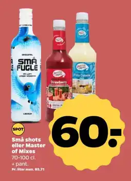 Netto Små shots eller master tilbud