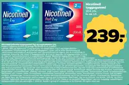 Netto NICOTINELL Tyggegummi tilbud