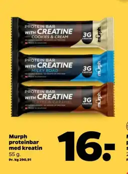 Netto MURPH Proteinbar med kreatin tilbud