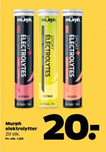 Netto MURPH Elektrolytter tilbud