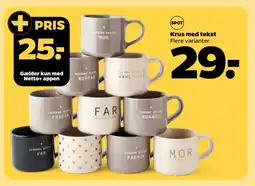 Netto Krus med tekst tilbud
