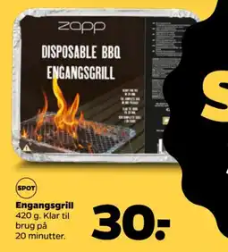 Netto Engangsgrill tilbud