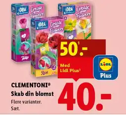 Lidl CLEMENTONI Skab din blomst tilbud