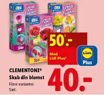 CLEMENTONI Skab din blomst