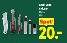 Lidl PARKSIDE Knivsæt tilbud