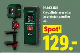 Lidl PARKSIDE Krydslinjelaser eller laserafstandsmåler tilbud
