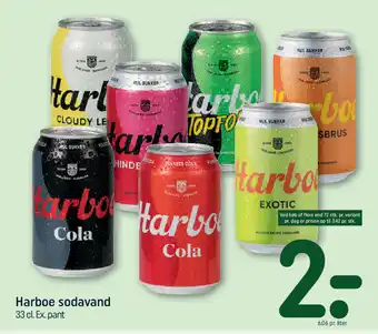 REMA 1000 Harboe sodavand tilbud