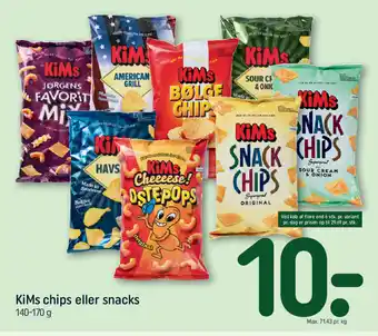 KiMs chips eller snacks