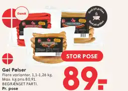 SPAR Gøl Pølser tilbud