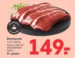 SPAR Entrecote tilbud
