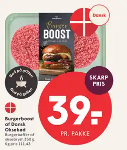 SPAR Burgerboost af Dansk Oksekød tilbud