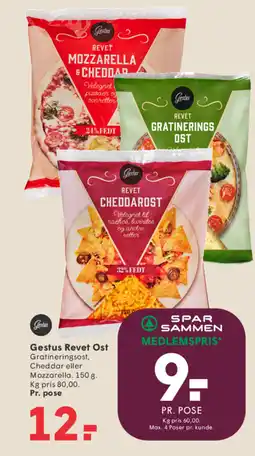 SPAR Gestus Revet Ost tilbud