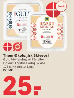 SPAR Them Økologisk Skiveost tilbud