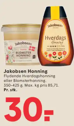 SPAR Jakobsen Honning tilbud