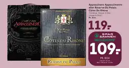SPAR Appassinero Appassimento eller Réserve Du Palais Côtes Du Rhône tilbud