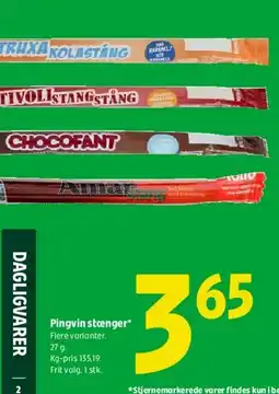 Coop 365 Pingvin stenger tilbud