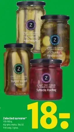 Coop 365 Zelected syltede (agurker og rødløg) tilbud