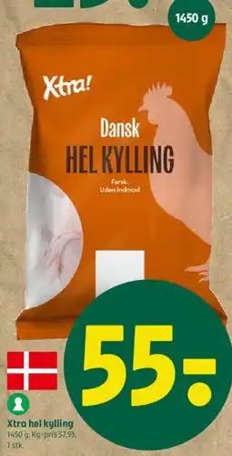Coop 365 Xtra Dansk hel kylling tilbud