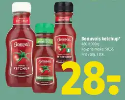 Coop 365 Beauvais ketchup tilbud