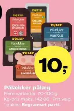 SuperBrugsen Pålæg (forskellige) tilbud