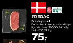 SuperBrugsen Fredagsbøf tilbud