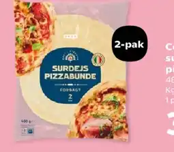 SuperBrugsen Coop surdejs pizzabunde (2-pak) tilbud