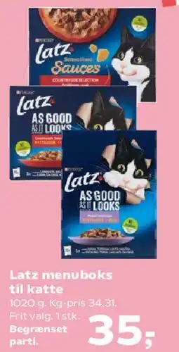 SuperBrugsen Latz menuboks til kaffe tilbud