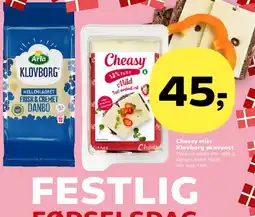 SuperBrugsen Cheasy eller Klovborg skæreost tilbud