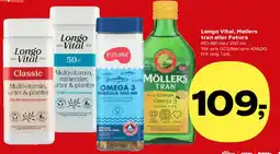 SuperBrugsen Longo Vital, Möllers tran eller Futura tilbud