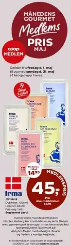 SuperBrugsen Irma is tilbud